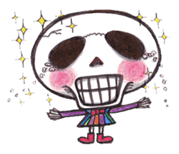 Skeleton Uhbe-san part 3 (without notes) sticker #3294377