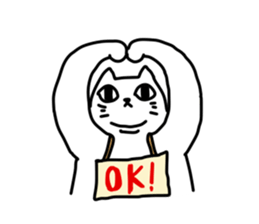 -oyaji-cat- sticker #3294677