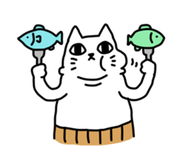 -oyaji-cat- sticker #3294681