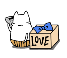 -oyaji-cat- sticker #3294683