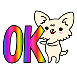 Chiwawa Cute dog "kabocha" sticker #3294861