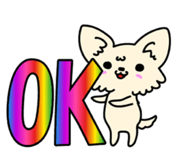 Chiwawa Cute dog "kabocha" sticker #3294861