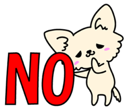 Chiwawa Cute dog "kabocha" sticker #3294862