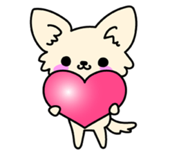 Chiwawa Cute dog "kabocha" sticker #3294863