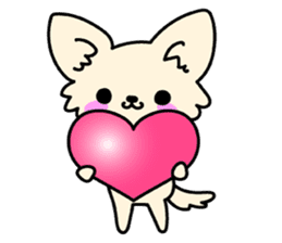Chiwawa Cute dog "kabocha" sticker #3294863