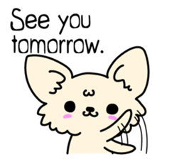 Chiwawa Cute dog "kabocha" sticker #3294867