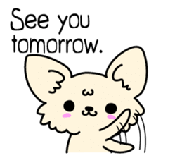 Chiwawa Cute dog "kabocha" sticker #3294867