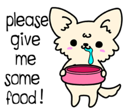 Chiwawa Cute dog "kabocha" sticker #3294876