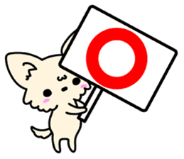 Chiwawa Cute dog "kabocha" sticker #3294877