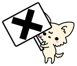 Chiwawa Cute dog "kabocha" sticker #3294878