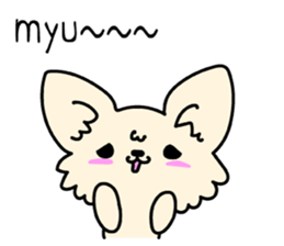 Chiwawa Cute dog "kabocha" sticker #3294889