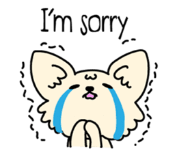 Chiwawa Cute dog "kabocha" sticker #3294890