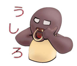 Mr. buffalo and kitten sticker #3295247