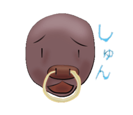 Mr. buffalo and kitten sticker #3295250