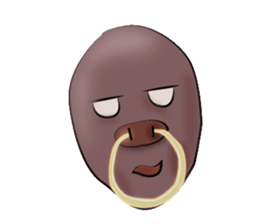 Mr. buffalo and kitten sticker #3295256