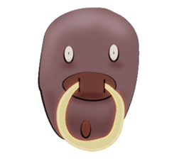 Mr. buffalo and kitten sticker #3295259