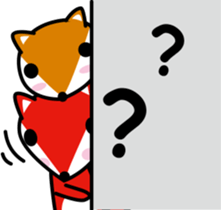 Lovely foxes sticker #3295597