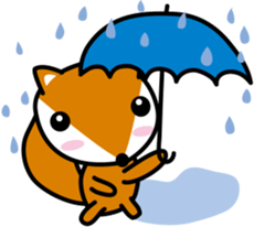 Lovely foxes sticker #3295603