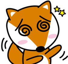 Lovely foxes sticker #3295606