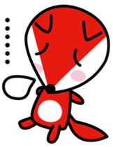 Lovely foxes sticker #3295613