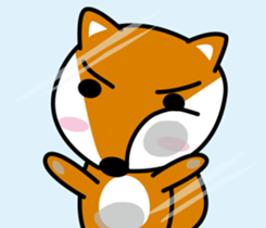 Lovely foxes sticker #3295623
