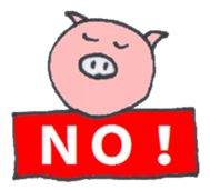 Pretty BEAR & PIG sticker #3296753