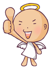 Cute angel Sticker sticker #3296986