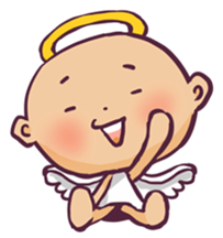 Cute angel Sticker sticker #3296997