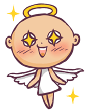 Cute angel Sticker sticker #3297002
