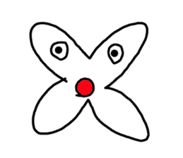 rise cake stuffed with sweet bean jam sticker #3297100