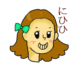 Girl's daily sticker #3297306