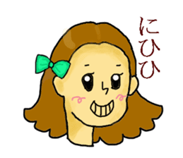 Girl's daily sticker #3297306