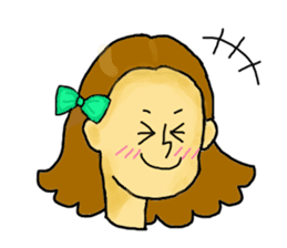 Girl's daily sticker #3297307