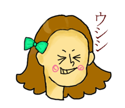 Girl's daily sticker #3297309