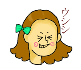Girl's daily sticker #3297309