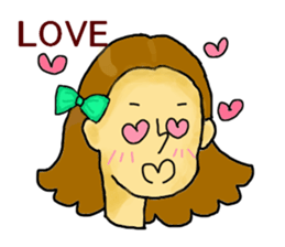 Girl's daily sticker #3297310