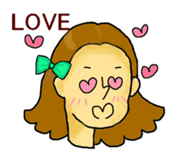 Girl's daily sticker #3297310