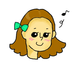 Girl's daily sticker #3297312