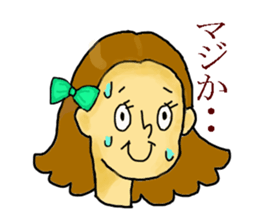 Girl's daily sticker #3297313