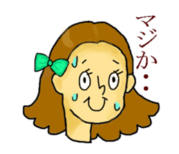 Girl's daily sticker #3297313