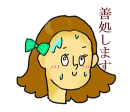 Girl's daily sticker #3297314