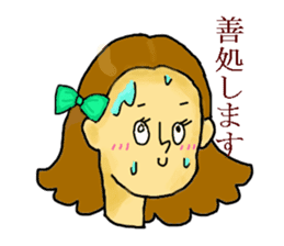 Girl's daily sticker #3297314