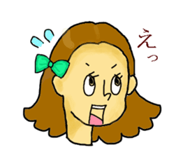 Girl's daily sticker #3297317