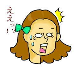 Girl's daily sticker #3297318