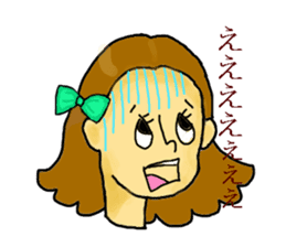 Girl's daily sticker #3297319