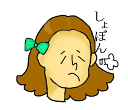 Girl's daily sticker #3297321