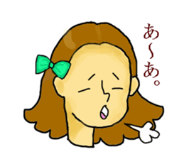 Girl's daily sticker #3297322