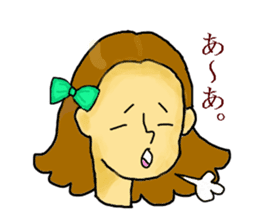 Girl's daily sticker #3297322
