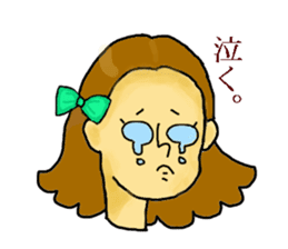 Girl's daily sticker #3297324