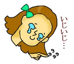 Girl's daily sticker #3297326